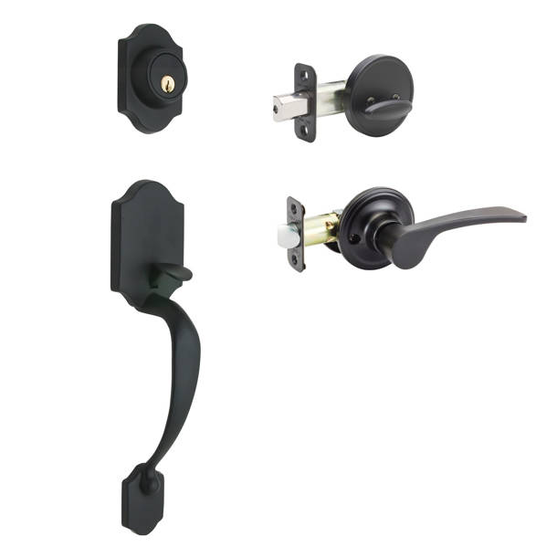 Copper Creek Heritage Handleset Deadbolt and Copper Creek Door Knob and
